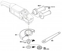 Bosch 3 601 H52 L02 Gws 21-230 H Angle Grinder 230 V / Eu Spare Parts